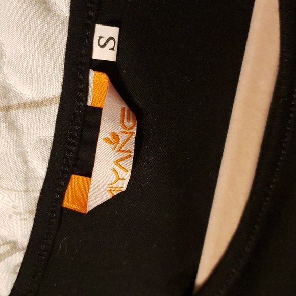 Black Dress with Embroidered bottom - Picture 3 of 10